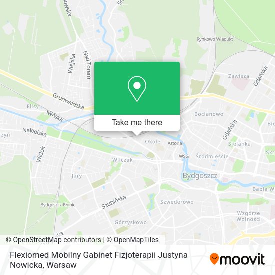 Flexiomed Mobilny Gabinet Fizjoterapii Justyna Nowicka map