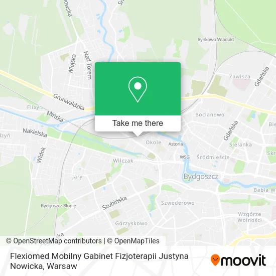 Flexiomed Mobilny Gabinet Fizjoterapii Justyna Nowicka map