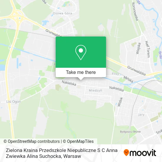 Zielona Kraina Przedszkole Niepubliczne S C Anna Zwiewka Alina Suchocka map