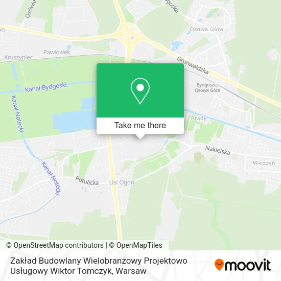 Zakład Budowlany Wielobranżowy Projektowo Usługowy Wiktor Tomczyk map
