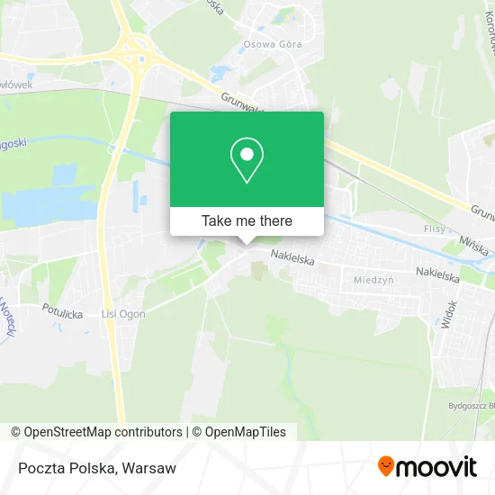 Poczta Polska map