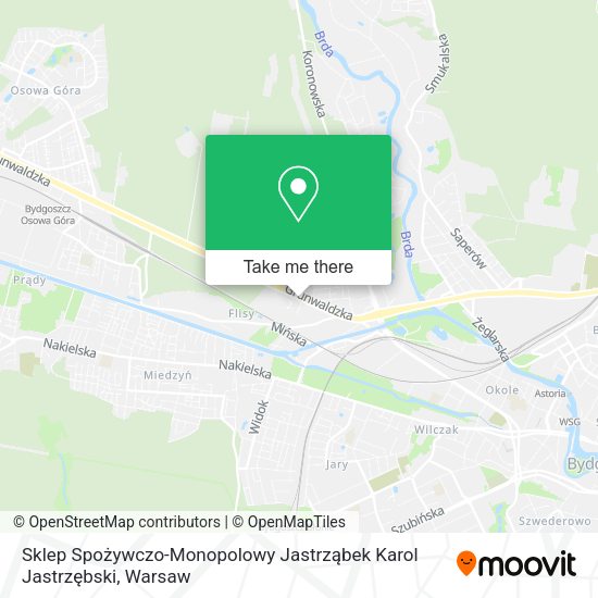 Sklep Spożywczo-Monopolowy Jastrząbek Karol Jastrzębski map