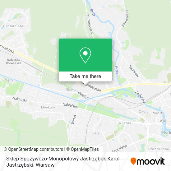 Sklep Spożywczo-Monopolowy Jastrząbek Karol Jastrzębski map