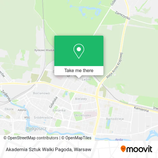 Карта Akademia Sztuk Walki Pagoda