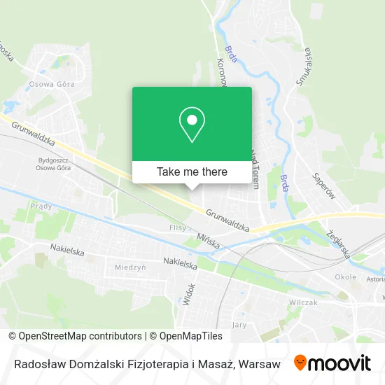Radosław Domżalski Fizjoterapia i Masaż map
