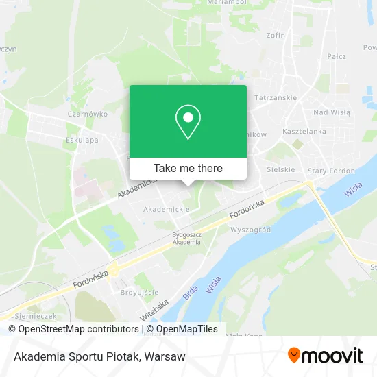 Карта Akademia Sportu Piotak