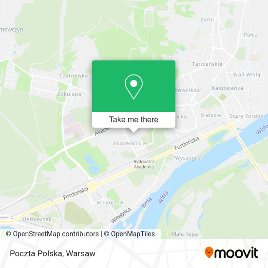 Карта Poczta Polska