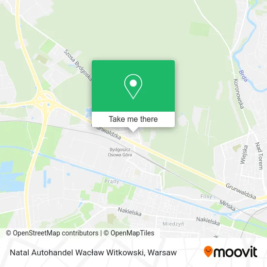 Natal Autohandel Wacław Witkowski map