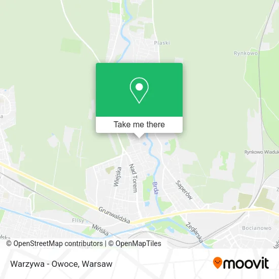 Warzywa - Owoce map
