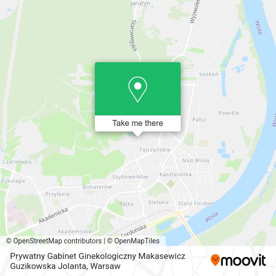 Prywatny Gabinet Ginekologiczny Makasewicz Guzikowska Jolanta map