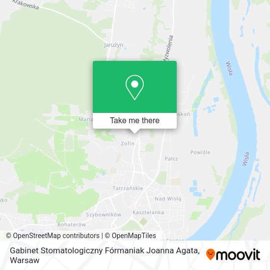 Gabinet Stomatologiczny Fórmaniak Joanna Agata map