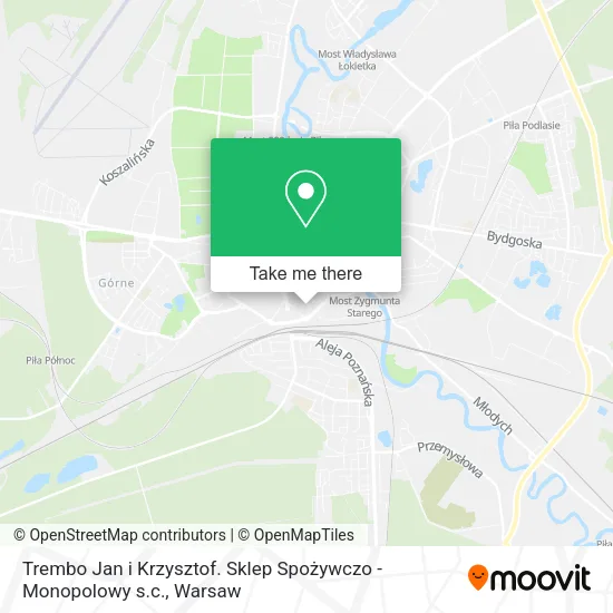 Карта Trembo Jan i Krzysztof. Sklep Spożywczo - Monopolowy s.c.