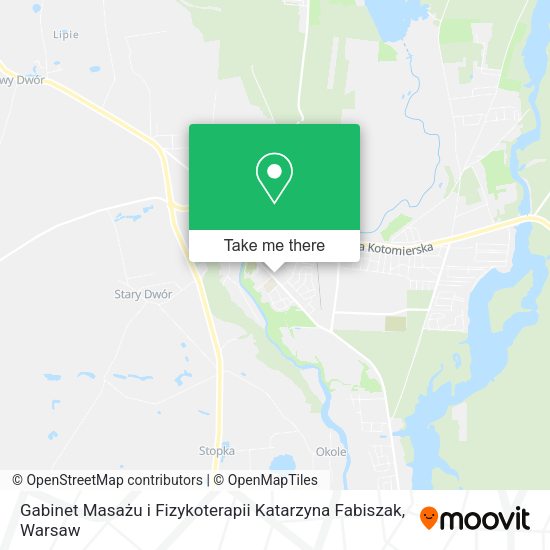 Gabinet Masażu i Fizykoterapii Katarzyna Fabiszak map