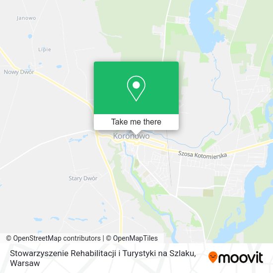 Stowarzyszenie Rehabilitacji i Turystyki na Szlaku map