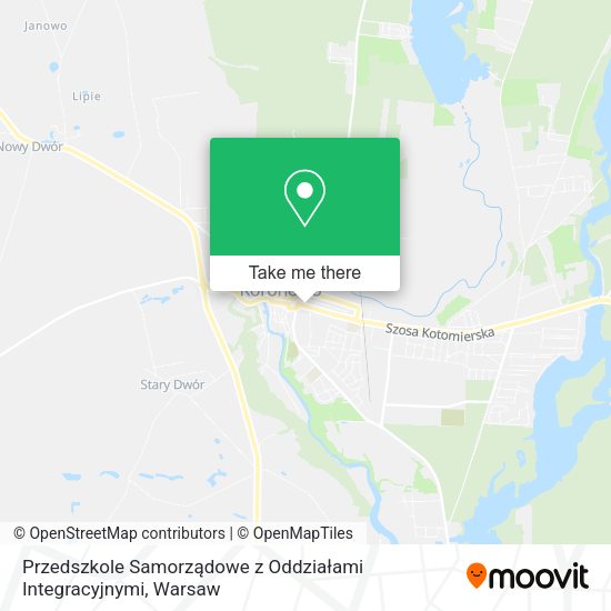 Przedszkole Samorządowe z Oddziałami Integracyjnymi map