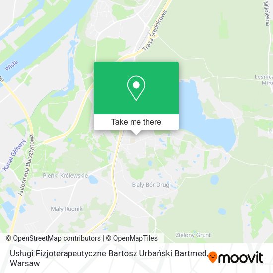 Usługi Fizjoterapeutyczne Bartosz Urbański Bartmed map