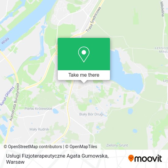 Usługi Fizjoterapeutyczne Agata Gumowska map