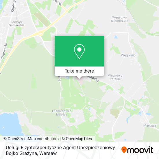 Usługi Fizjoterapeutyczne Agent Ubezpieczeniowy Bojko Grażyna map