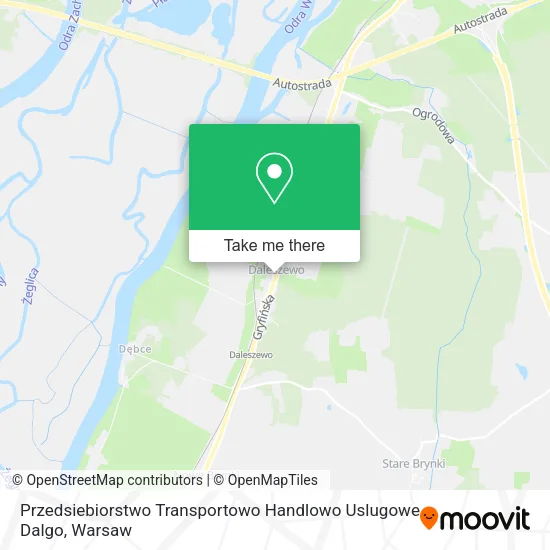 Карта Przedsiebiorstwo Transportowo Handlowo Uslugowe Dalgo