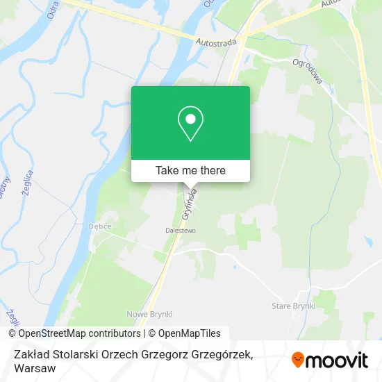 Zakład Stolarski Orzech Grzegorz Grzegórzek map