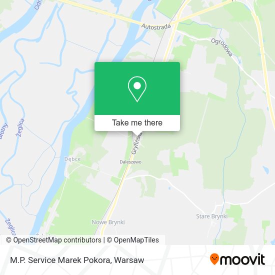 M.P. Service Marek Pokora map