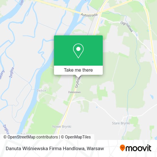 Danuta Wiśniewska Firma Handlowa map