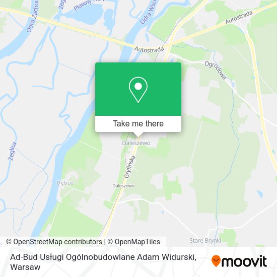 Ad-Bud Usługi Ogólnobudowlane Adam Widurski map