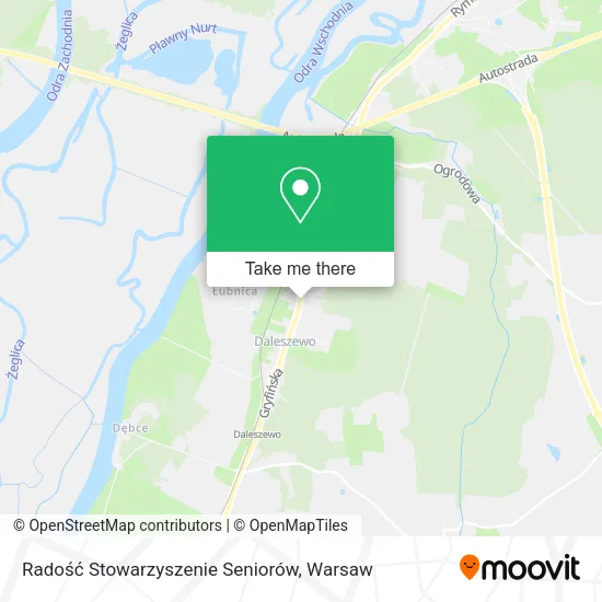 Radość Stowarzyszenie Seniorów map