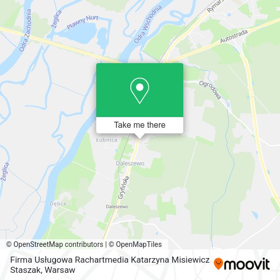 Firma Usługowa Rachartmedia Katarzyna Misiewicz Staszak map