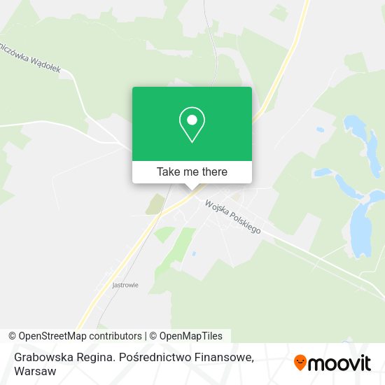 Grabowska Regina. Pośrednictwo Finansowe map