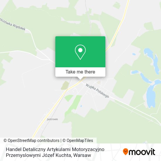 Handel Detaliczny Artykulami Motoryzacyjno Przemyslowymi Józef Kuchta map