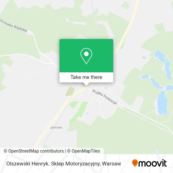 Olszewski Henryk. Sklep Motoryzacyjny map