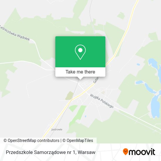 Przedszkole Samorządowe nr 1 map