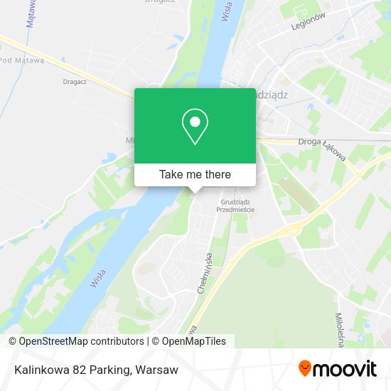 Kalinkowa 82 Parking map