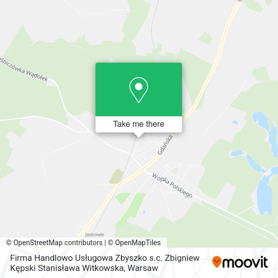 Firma Handlowo Usługowa Zbyszko s.c. Zbigniew Kępski Stanisława Witkowska map