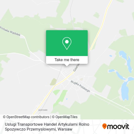 Uslugi Transportowe Handel Artykulami Rolno Spozywczo Przemyslowymi map