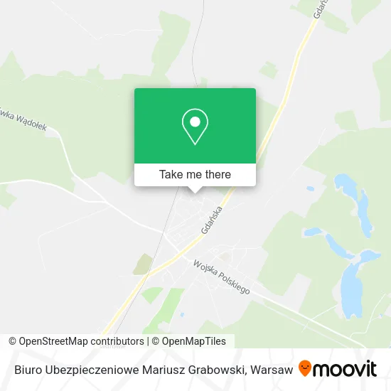 Карта Biuro Ubezpieczeniowe Mariusz Grabowski