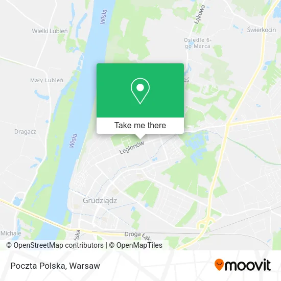 Карта Poczta Polska