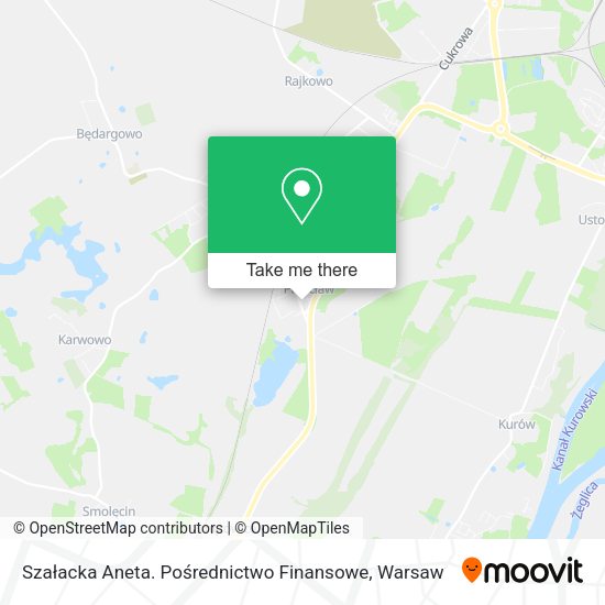 Szałacka Aneta. Pośrednictwo Finansowe map