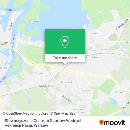 Карта Stowarzyszenie Centrum Sportow Wodnych i Rekreacji Pasja