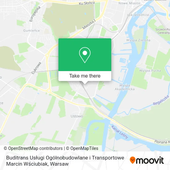 Buditrans Usługi Ogólnobudowlane i Transportowe Marcin Wściubiak map