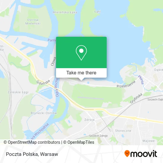 Poczta Polska map