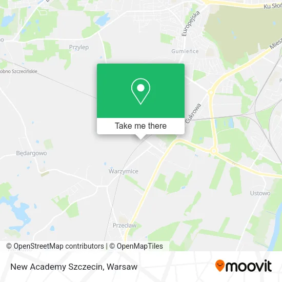 Карта New Academy Szczecin