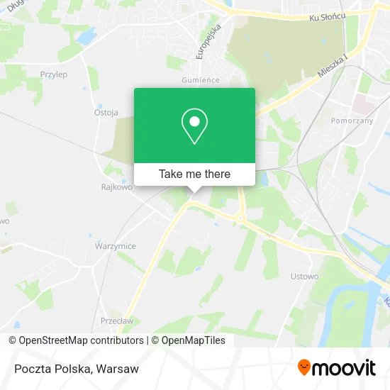 Карта Poczta Polska