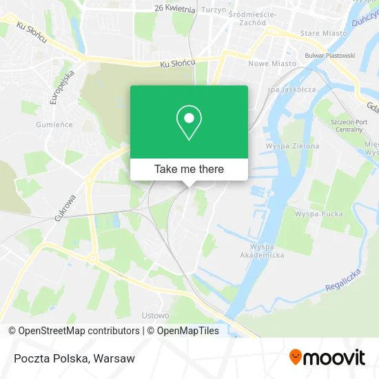 Poczta Polska map