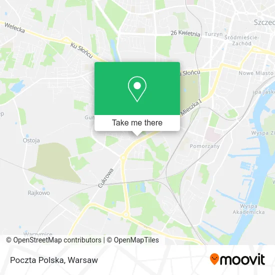 Карта Poczta Polska