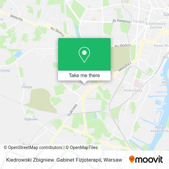 Kiedrowski Zbigniew. Gabinet Fizjoterapii map