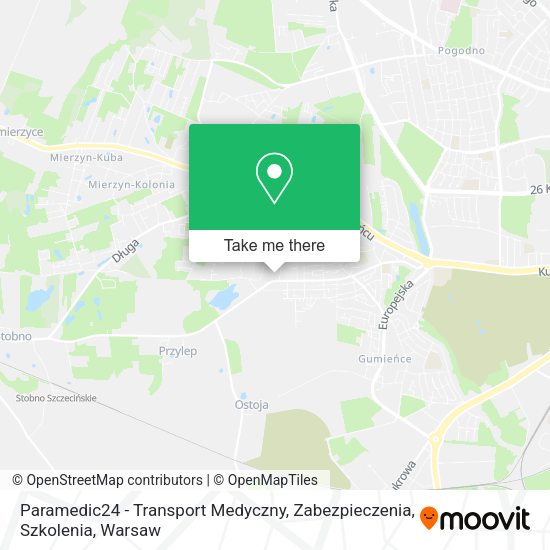 Paramedic24 - Transport Medyczny, Zabezpieczenia, Szkolenia map