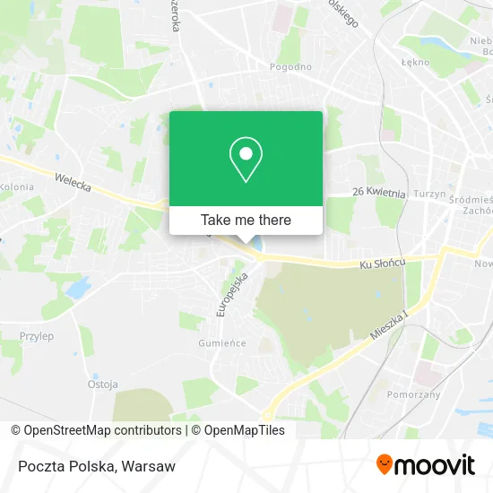Poczta Polska map