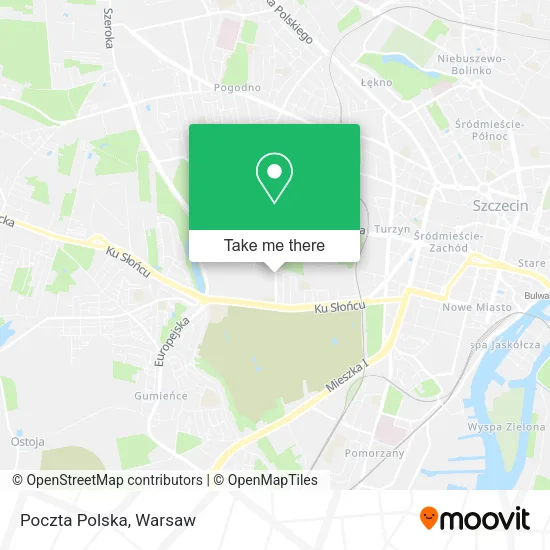 Poczta Polska map